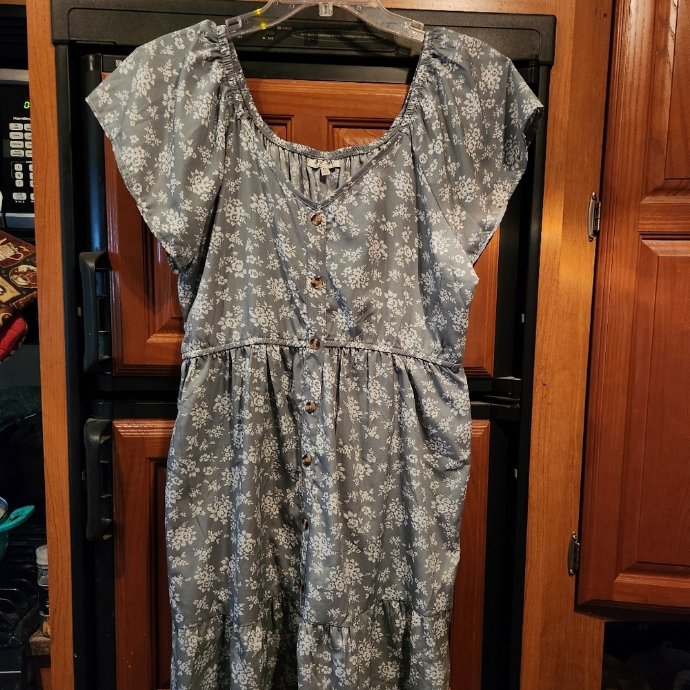 Speed Limit fall green dress XL